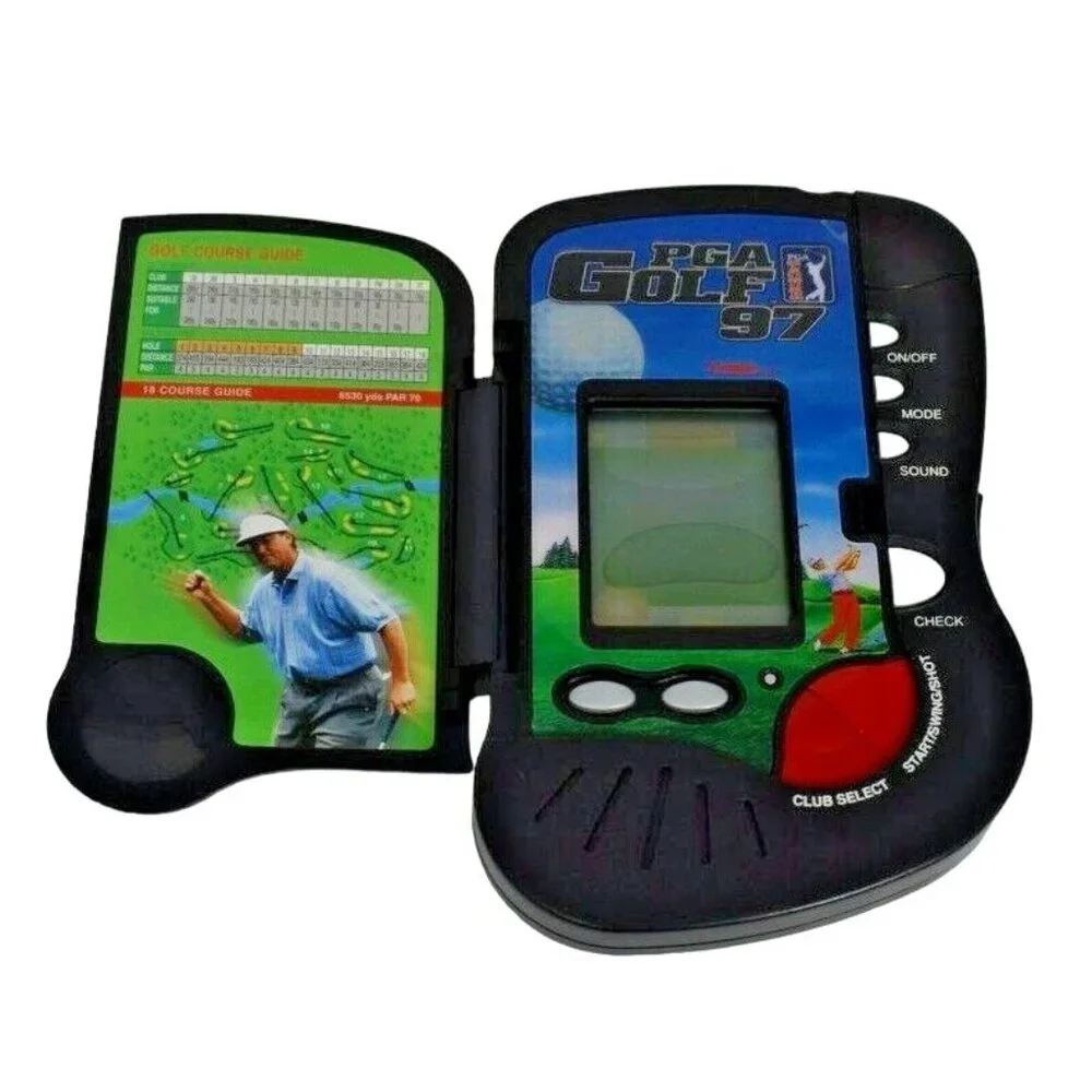 Tiger PGA Golf '97 Electronic Handheld Game 1997 Works